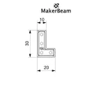 MakerBeam 90 Grad-Winkelhalterungen (12 Stück)