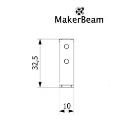 MakerBeam 90 Grad-Winkelhalterungen (12 Stück)
