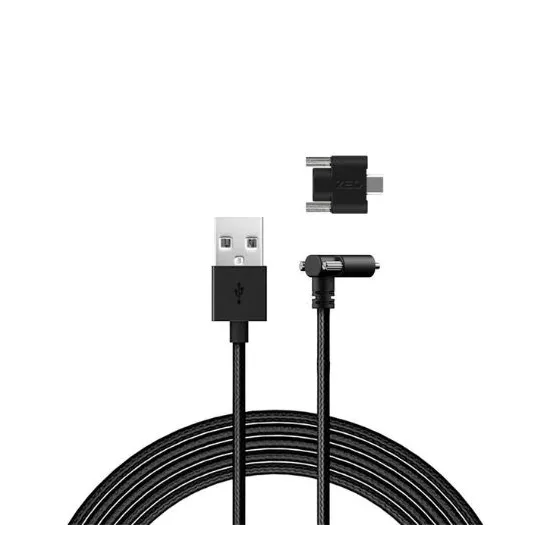 ZED 2i USB 3.0 Type-C Right Angle Dual Screw Locking Cable