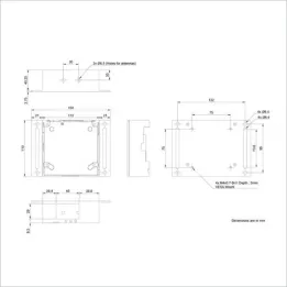 Boîtier pour kit de développement Orin AGX