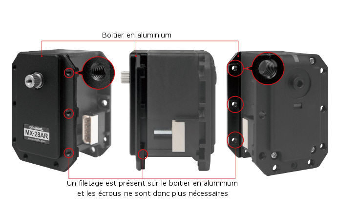 Boitier alu MX-28AR